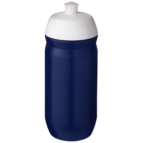 Bouteille de sport publicitaire 500 ml HydroFlex™ Blanc / Bleu
